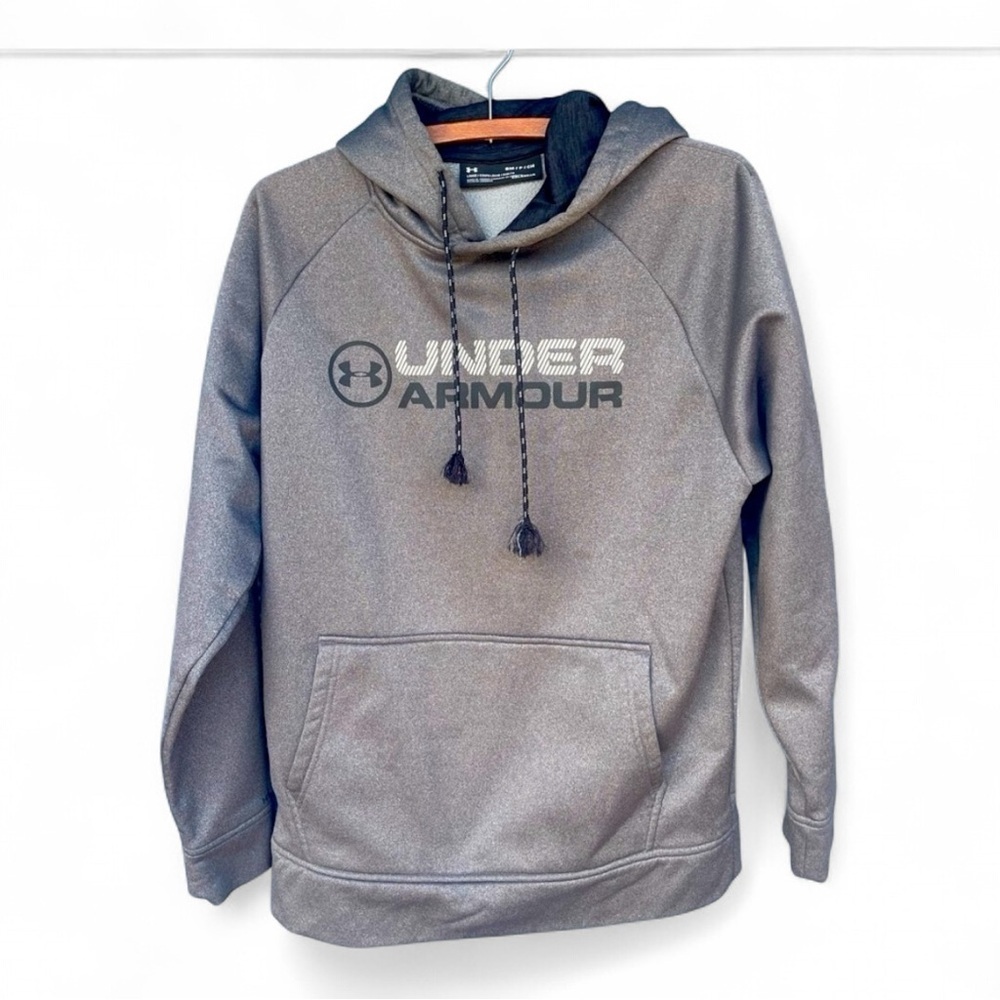 Under Armour Gray Pullover Hoodie Sweatshirt